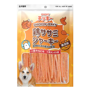 Chicky Chicken Jerky ถุงใหญ่!! ขนมสุนัข โปรตีนสูง ขนาด 240-360 กรัม