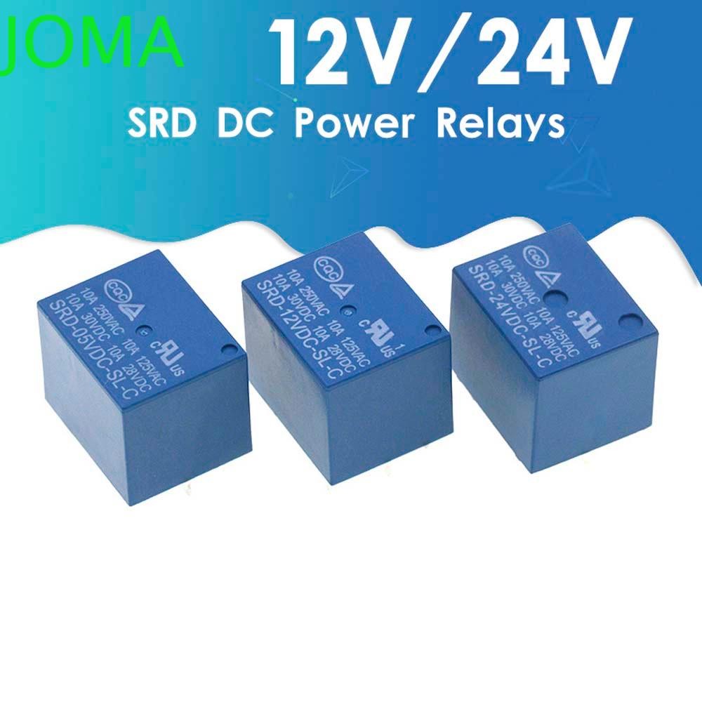 JOMA โมดูลรีเลย์ 250VAC 5Pins SRD-05VDC-SL-C SRD-06VDC-SL-C SRD-09VDC-SL-C SRD-12VDC-SL-C สมาร์ทอิเล