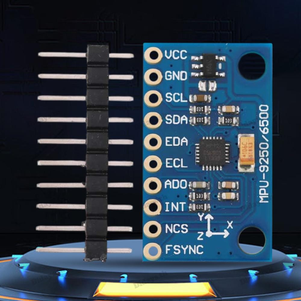 Gy-9250 MPU9250 โมดูลเซ็นเซอร์ทัศนคติ 9 แกน/9 แกน IIC/SPI อุปกรณ์ตรวจจับ 3-5V