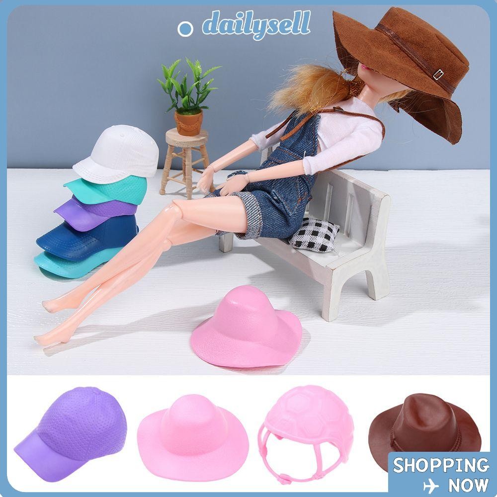 Daily ตุ๊กตาหมวกแฟชั่น DIY ของเล่นสําหรับ 30 ซม. 1/6 ตุ๊กตาคาวบอย Suny หมวก