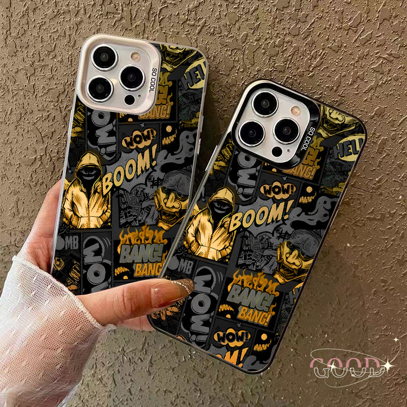 Good การ์ตูน Graffiti การ์ตูน Cool แบรนด์อินเทรนด์ Spider-Man Alien IPhone XR 15 13 11 14 12 Pro Max 7 Plus XS Max X