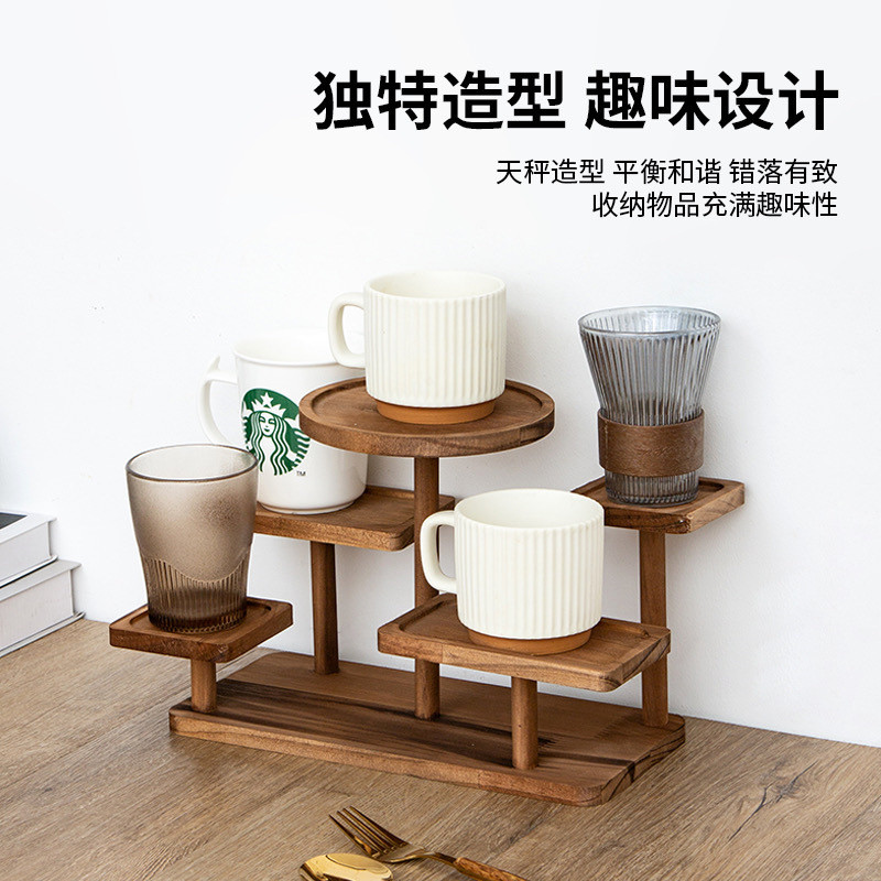 C c0911--สูงขาตั้งจอแสดงผลบันไดไม้เนื้อแข็งเครื่องประดับสร้างสรรค์เครื่องประดับยืนแสดงยืนแสดงจัดเก็บ