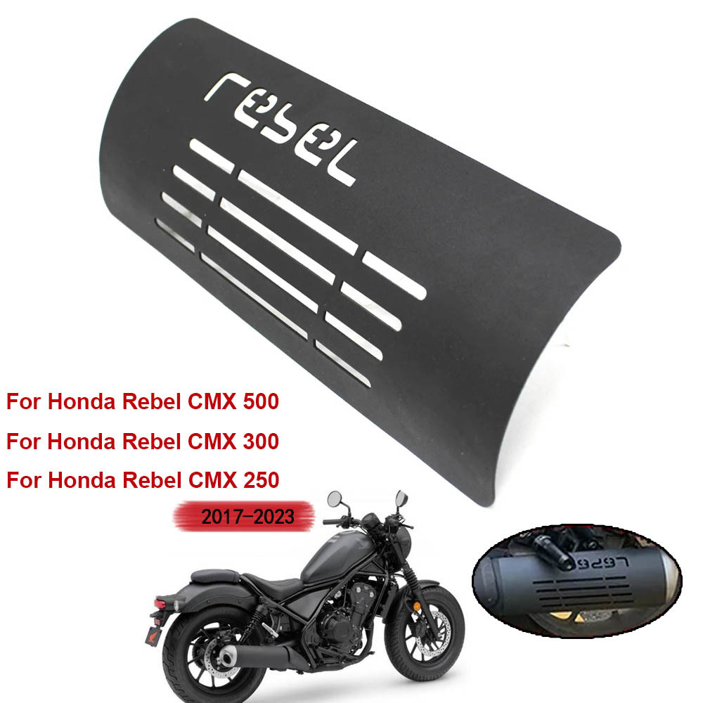 Rebel300 Rebel500 ท่อไอเสียท่อความร้อน Shield Guard สําหรับ Honda Rebel 300 500 CM500 CM300 CMX300 C