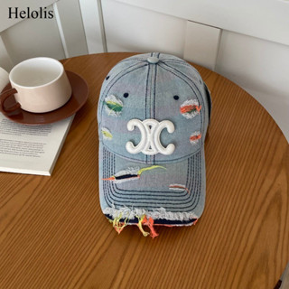 ย้อนยุคฉีกหมวกเบสบอลที่มีสีสันนุ่มด้านบนคาวบอยคู่หมวก