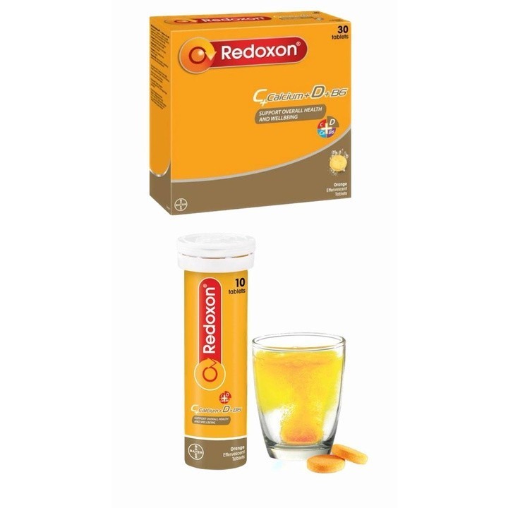 Redoxon C + CALCIUM + D + B6 [ 30S EFFERVEL TAB ] (EXP:11/2025)
