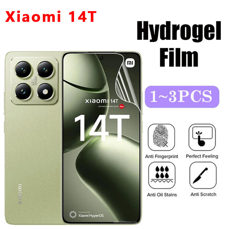 Xiaomi 14T Pro 5G 2024 ฟิล์มไฮโดรเจลป้องกันหน้าจอปกอ่อนฟิล์มใสบน Mi 14TPro 14 T Xiaomi14T Xiaomi14TP