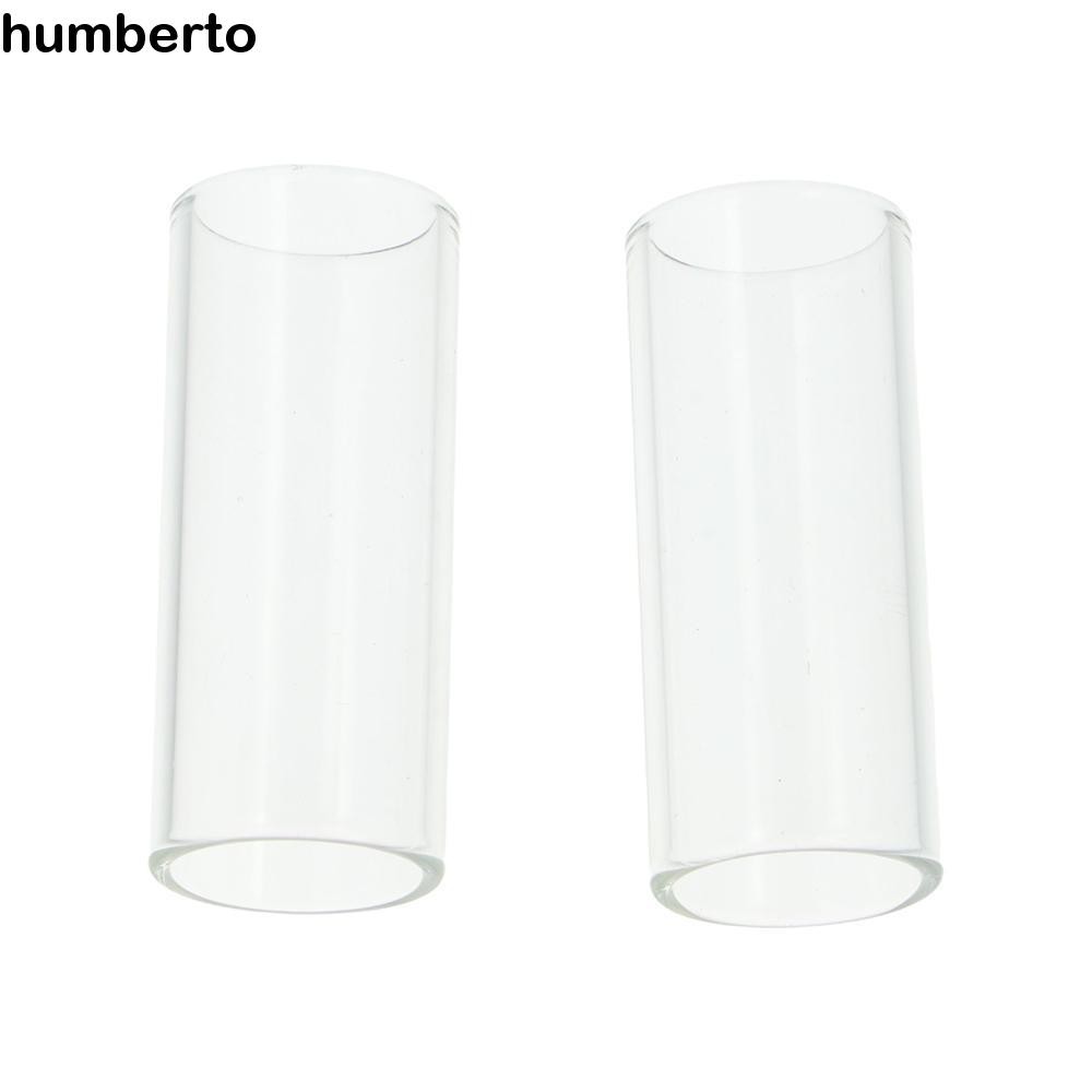 Humberto หลอดแก้วสไลด์นิ้ว แบบพกพา ทนทาน 21 มม. ยาว 60 มม. อุปกรณ์เสริม สําหรับกีตาร์