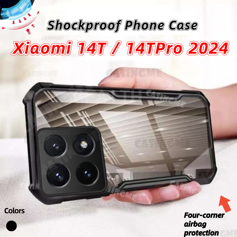 Xiaomi 15T 14TPro 2024 Transprent AirBag เคสโทรศัพท์สําหรับ Xiaomi 14T 14 T14 14TPro Xiaomi14T Pro 4