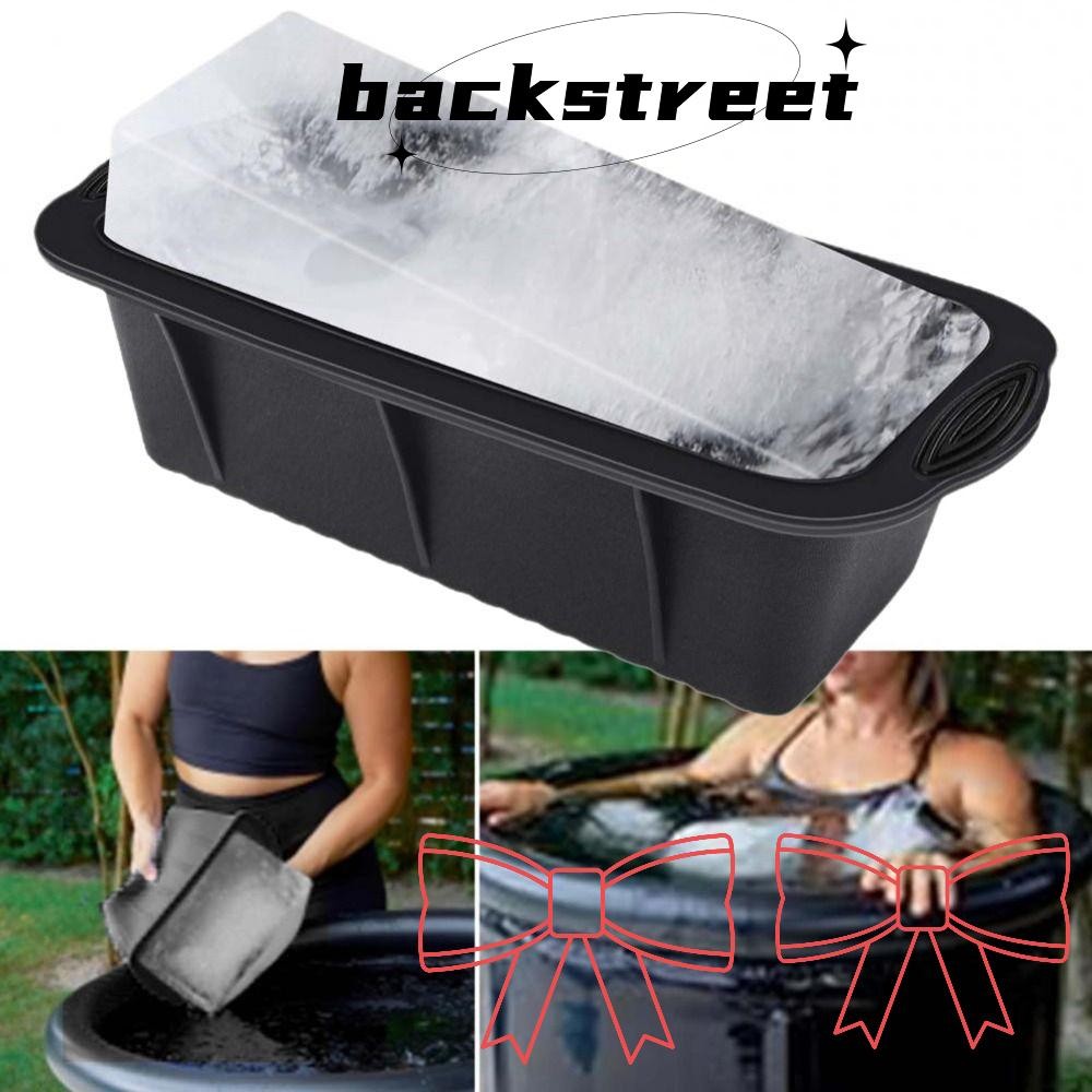 Backstage Ice Block Mold, Ice Bath ขนาดใหญ่พิเศษ ตารางน้ําแข็งขนาดใหญ่ Mould, กล่องน้ําแข็งซิลิโคนแบบใช้ซ้ําได้