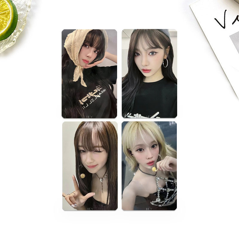 2-8pcs Aespa SYNK Parallel Line Hot Mess อัลบั้ม Lomo การ์ด Armageddon Idoustage Superbeing โปสเตอร์ Raster Photocards NING WINTER GISELLE KARINA Photo Kpop โปสการ์ด