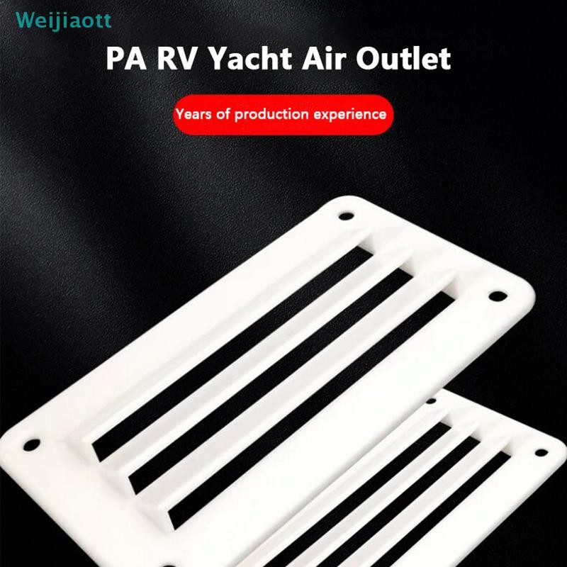 Weijiaott Rv Air Vent Louver ห้องน้ํามืออาชีพสํานักงานช่องระบายอากาศ Grille Louver สําหรับเรือยอชท์อ