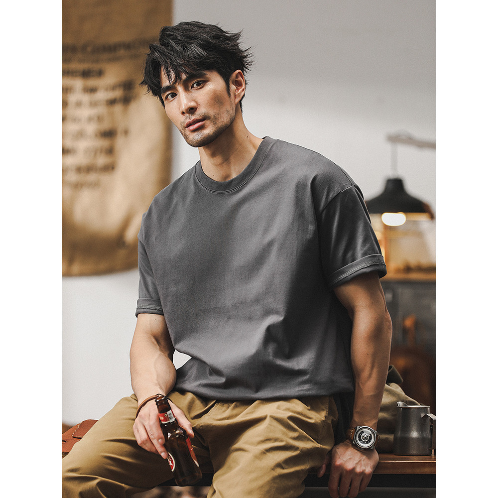 Cotton 100% เสื้อยืดคอกลมสีขาว เสื้อยืดเปล่า ยืดสีพื้น เสื้อยืดผู้ชาย-หญิง ผ้าCotton ผ้านิ่ม ใส่สบาย [[[ราคาโรงงาน]]]