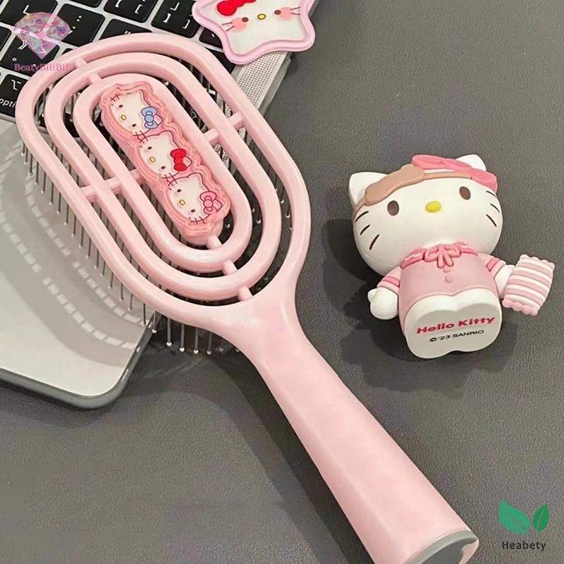 หวี เฮอะเบตี้ หวีนวดกลวง หวีถุงลมนิรภัยด้ามยาว สําหรับของขวัญวันเกิดหญิง ใหม่