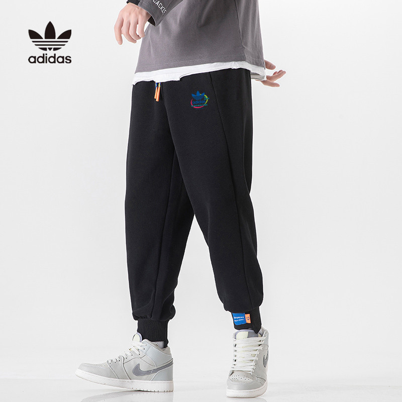 Adldas 100% Original Slimmer Jogger กางเกงสําหรับชายกางเกงผ้าฝ้ายหลวมสําหรับ Unisex