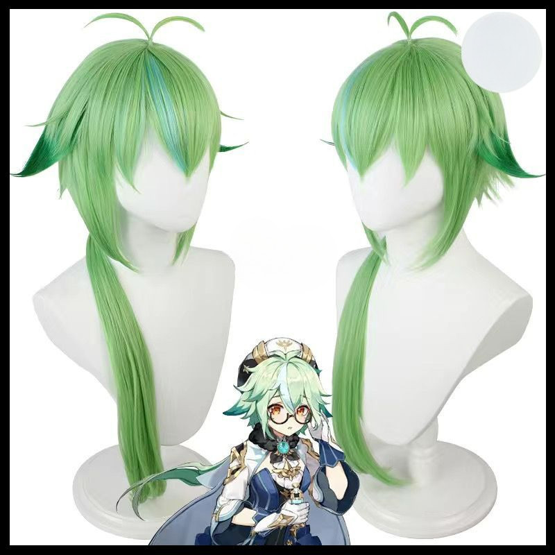 🍀Genshin Impact Knights of Favonius Sucrose Cosplay wig