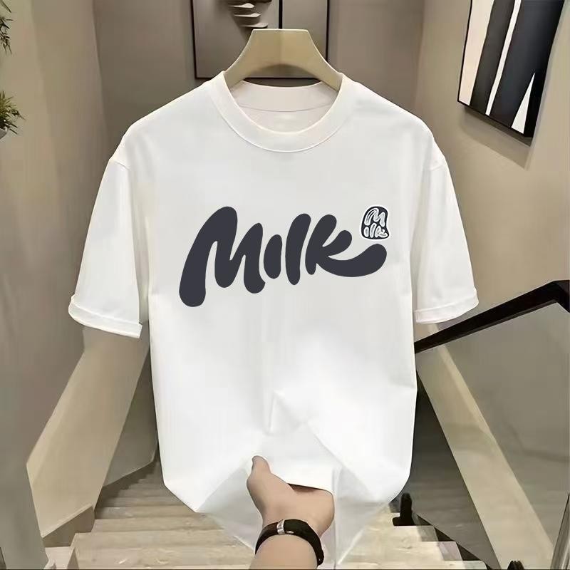 ราคาส่ง มีเก็บเงินปลายทางเสื้อยืดไหมแขนสั้นแฟชั่น unisex เสื้อยืดไหมแขนสั้นแฟชั่น unisex Man ผ้าฝ้าย Clothing ผ้าไหม