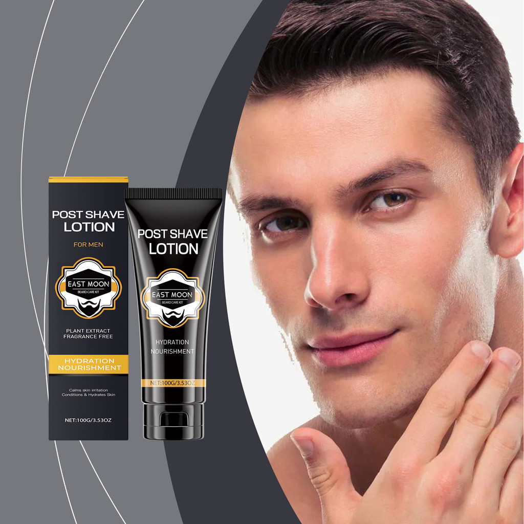 100g EAST MOON After Shave Lotion After Shave Skin Care Refreshing Cooling Skin Care Hydrating Nouri