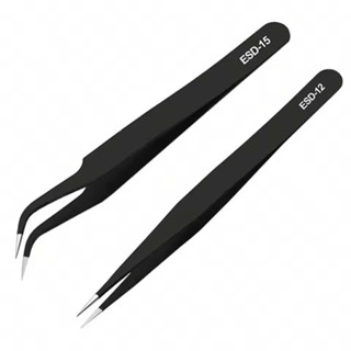 1Pcs ESD-12 ESD-15 Lash แหนบชุด False ตัวต่อขนตาคลิปคีมแหนบค…