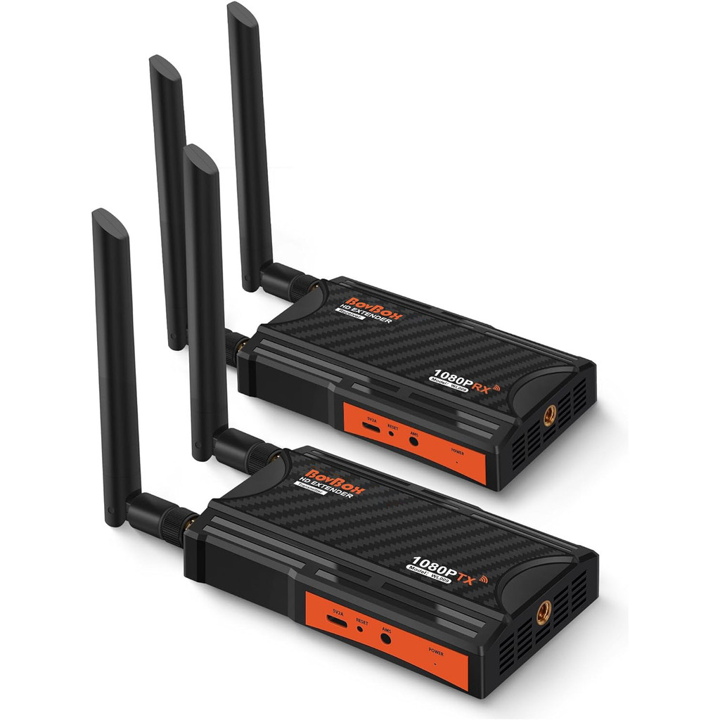 WL009 1 ถึง 4 Wireless HDMI Extender 250M เครื่องส่งสัญญาณวิดีโอและตัวรับสัญญาณ Splitter Display Ada