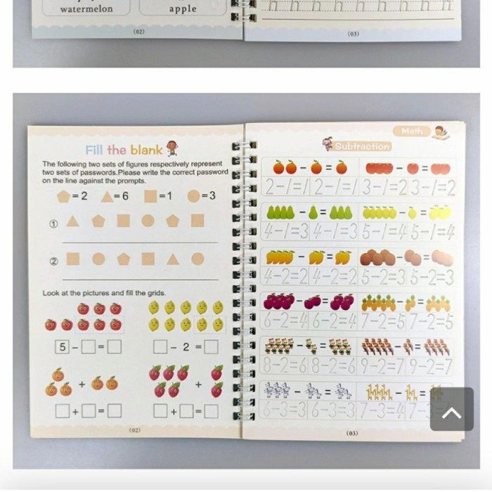 3D Smart Pattern Wonder Pattern C3 Magic Practice สมุดลอกเลียนแบบ C3 Wonder TA