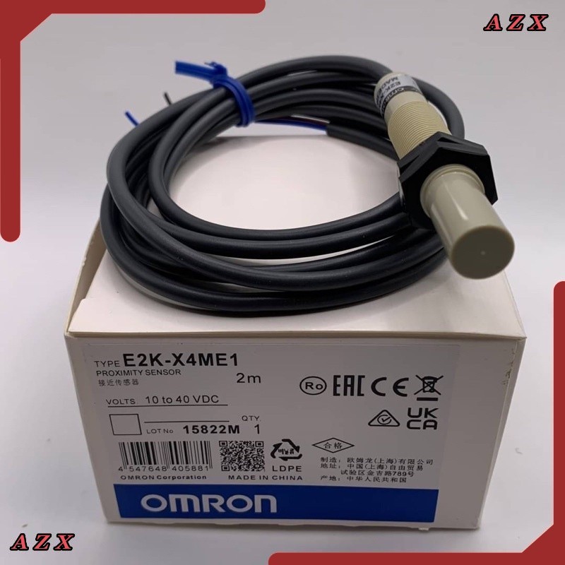 ของแท้ E2K-X4ME1 คาปาซิทีปเซ็นเซอร์ (Capacitive Sensor) M12 NPN NO ระยะจับ 4มิล ทักเชท