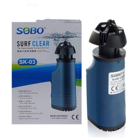 SOBO SK-03 น้ําพื้นผิว Skimmer น้ํา SK03 SK 03 Penapis Akuarium กรอง Degreaser ทําความสะอาด Aquarium