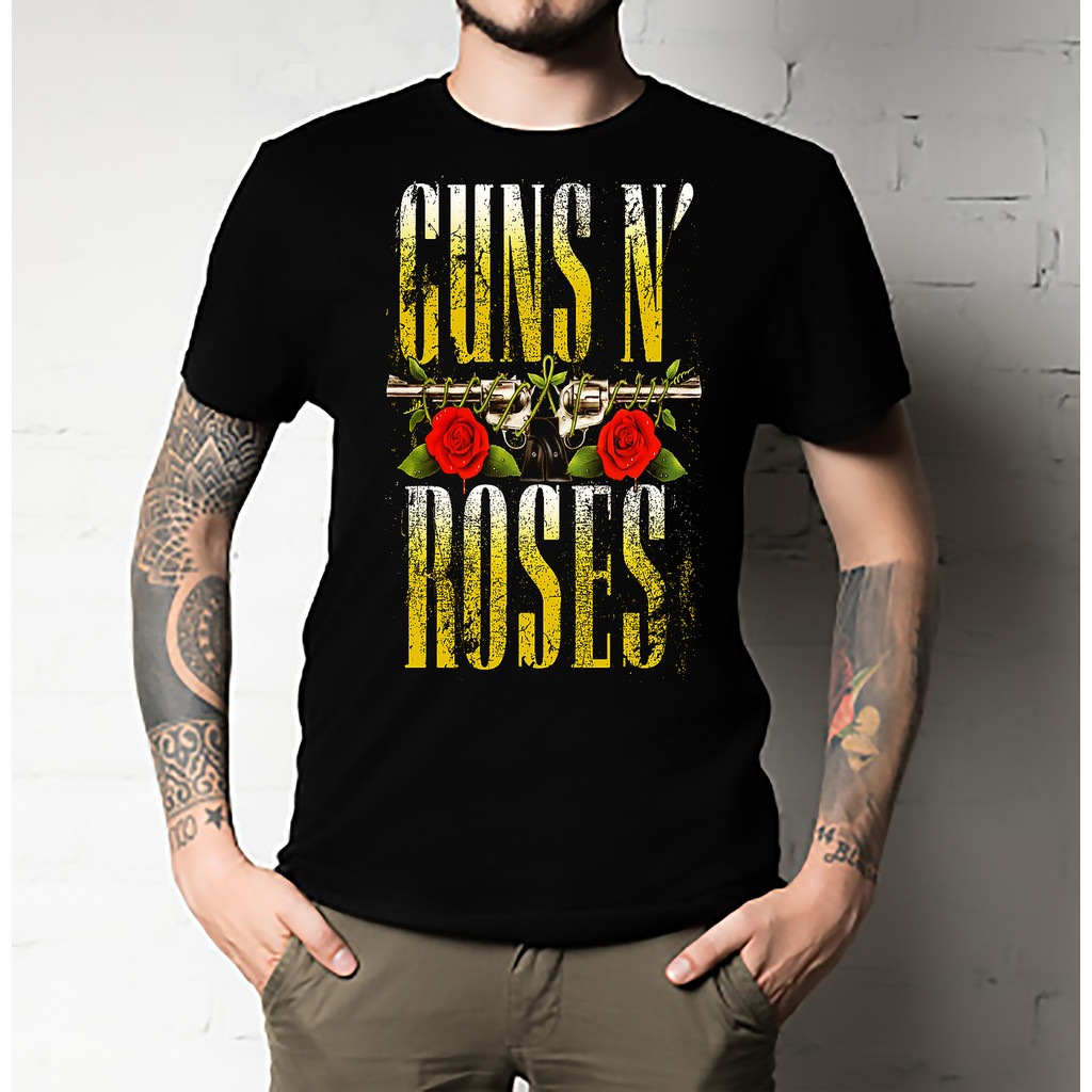 เสื้อยืด Guns N Roses Big Guns - อย่างเป็นทางการ