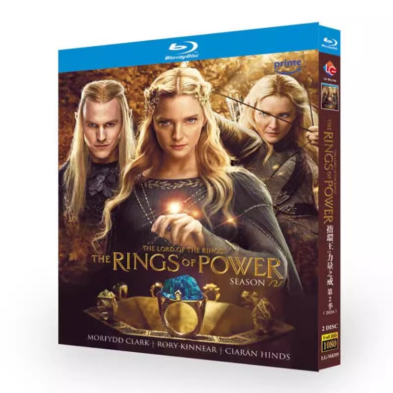 ชุดแผ่นบลูเรย์ The Lord of the Rings: The Rings of Power Season 2 (2024) 2BD G027