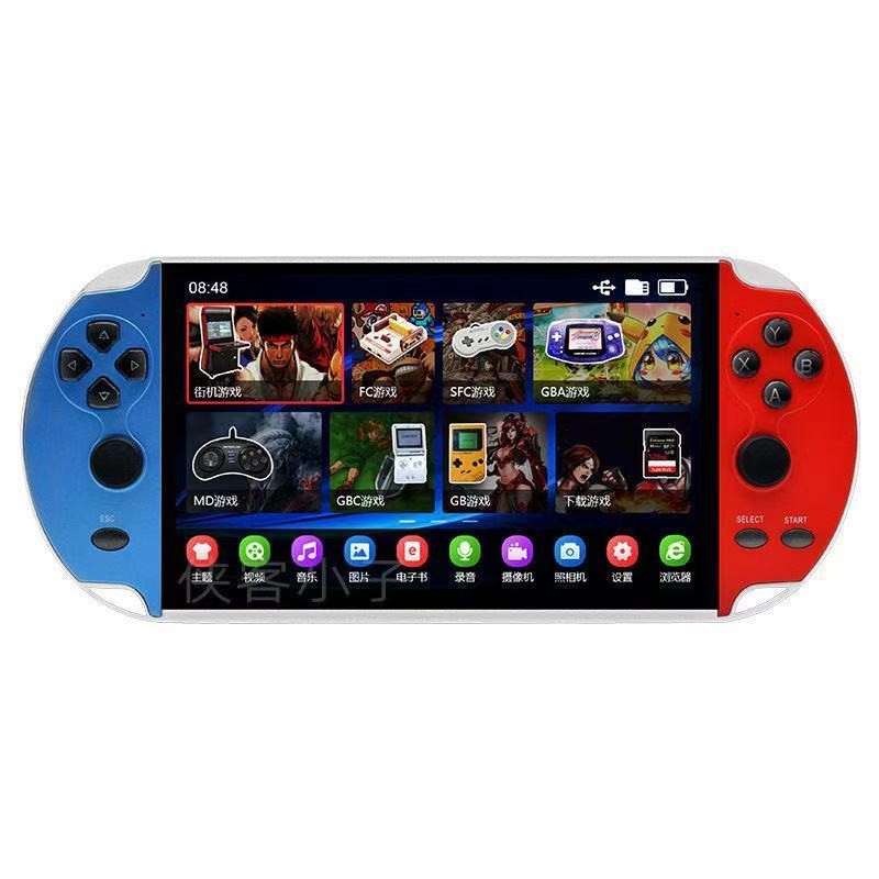 มินิเกมมือถือ PSP แบบพกพาขนาดเล็กแบบพกพาในวัยเด็กแบบคิดถึงจอใหญ่เครื่องเกมอาเขตสำหรับเด็ก