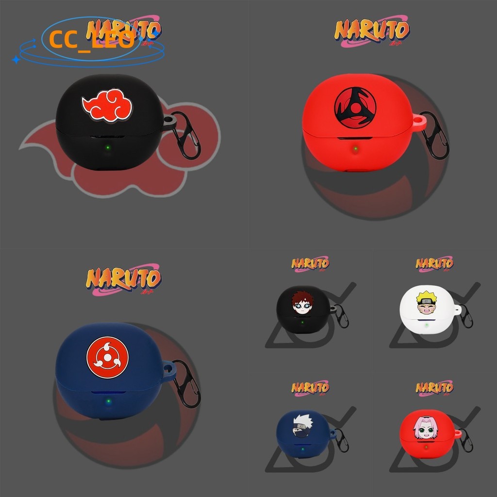 For QCY AilyBuds Pro Case Anime Naruto Cartoon QCY HT10 Silicone Soft Case Cute QCY AilyBuds Pro+ Sh