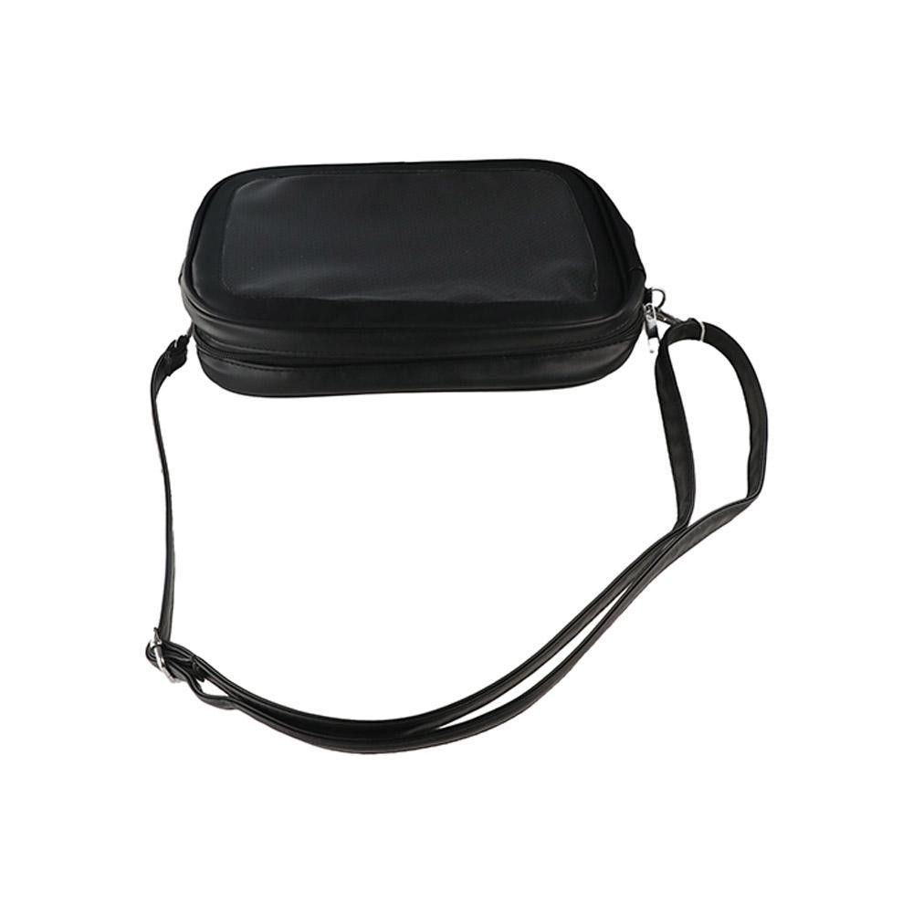 Adamesuo สีทึบ Itabag, กระเป๋าซิป PU กระเป๋าโปร่งใส, มัลติฟังก์ชั่ผ้าฝ้ายตุ๊กตากระเป๋ากระเป๋าสตางค์กระเป๋าสะพายกระเป๋าเดินทาง