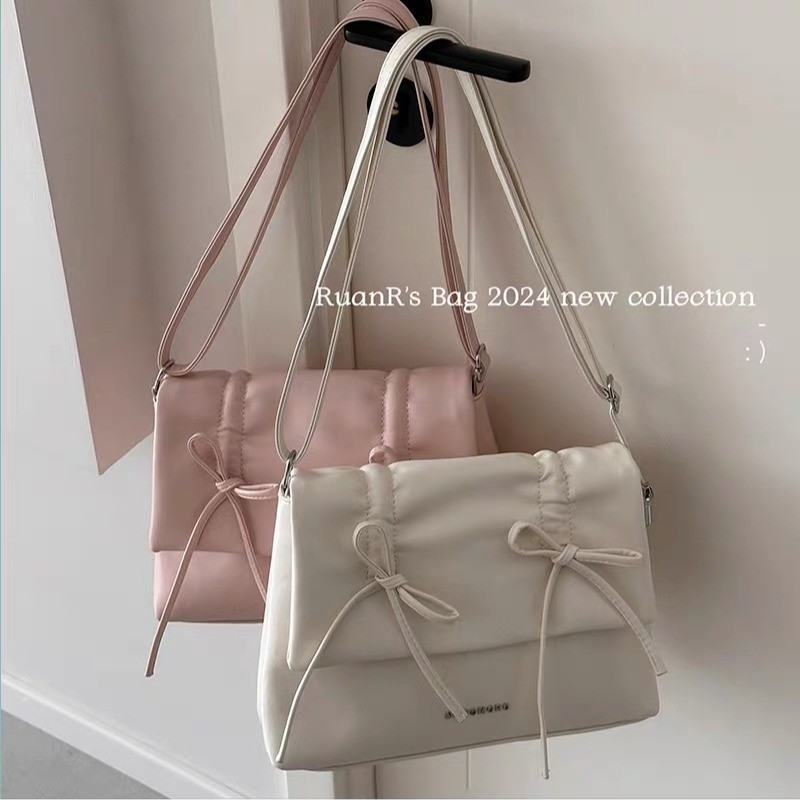 shiny girl กระเป๋าสะพายข้างมาใหม่สำหรับผู้หญิงมี 4 สี pu กระเป๋าแฟชั่น SP6042