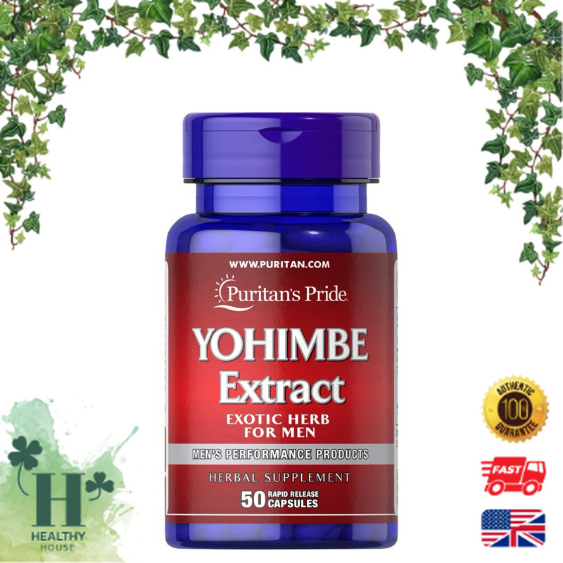 พร้อมส่ง Puritan's Pride Yohimbe 2000 mg 50 เม็ด
