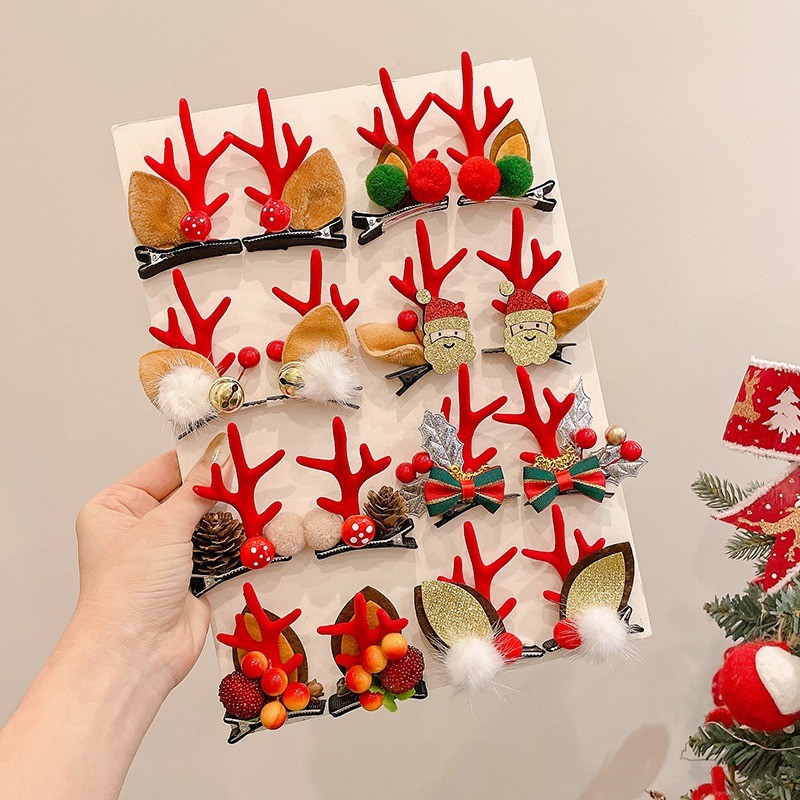 กิบติดผม กิฟ กิ้ป คริสต์มาสเด็กแต่งตัว ชม. วงการบิน ใหม่น่ารักกวางกิ๊บอุปกรณ์ผม