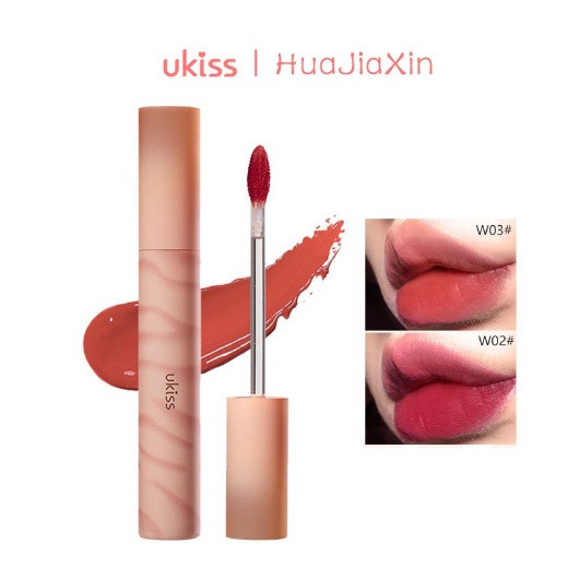 Ukiss Water Mist Lip Glaze Water Mist Lip Lacquer Moisturizing Matte Non Fade Non Stick Cup Long Las