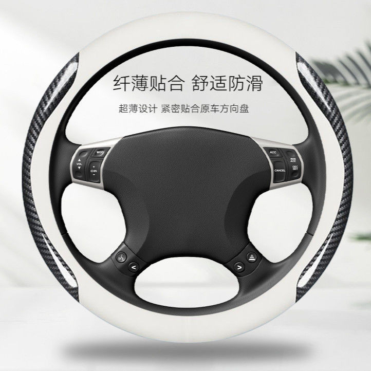 ฝาครอบพวงมาลัยหนังแท้ Kia K5K4K3K2 Aopao Freddy kx5kx7 Lion Running Smart Running Huanchi Car Handle