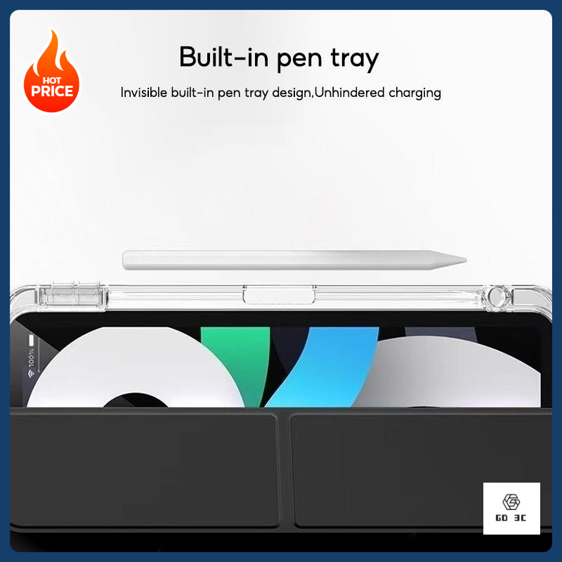 New เคสไอแพด พับตัวY เเข็ง ใส ไม่เหลือง!! for gen11 gen10 gen9 Air6 Air4 Air5 Pro11  pro12.9 pro13 วัสดุอะคริลิค case - รูปที่ 4