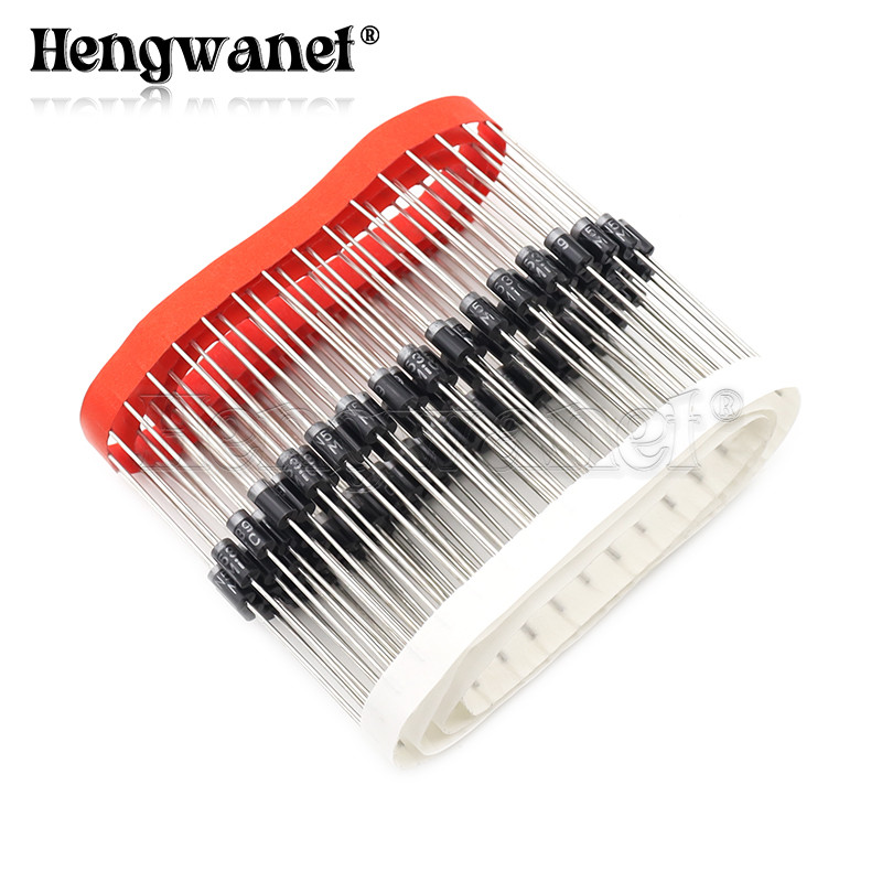 100pcs UF4007 FR107 FR207 RL207 1N4937 1N5392 1N5399 1N5817 1N5818 1N5819 UF4005 UF4004 FR104 FR157 