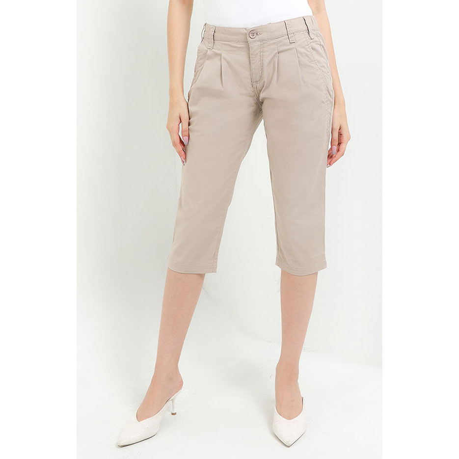 กางเกงขาสั้นผู้หญิง Slim Fit Cardinal G0180F05D