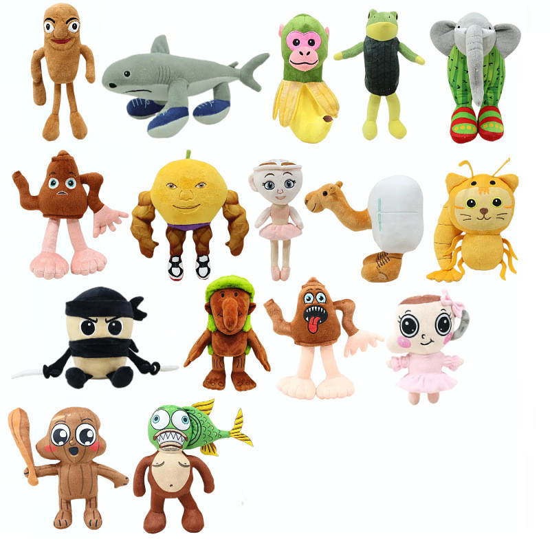 สินค้าใหม่ Tung Tung Sahur Plush Toy American Tung Tung Tung Sahur Spoof ตุ๊กตาตุ๊กตา