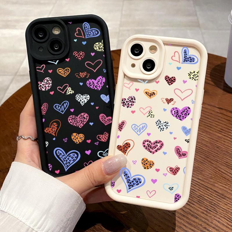 ปลอก Hp สําหรับ IQOO Z9X 5G Z9 5G Neo U5x Z6 5G Z7i ซิลิโคนนุ่มกันชน Simple Scribbable In Love กรณี 