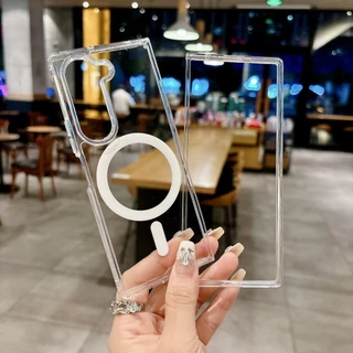 Z Filp7 Fe เคสใส ชาร์จได้ สำหรับ SAMSUNG Z Flip 7/6/5 Z Fold 7/6/5 Fold7 Flip7 Fold6 Flip6 Fold5 Flip5 ตรงรุ่น พร้อม 038