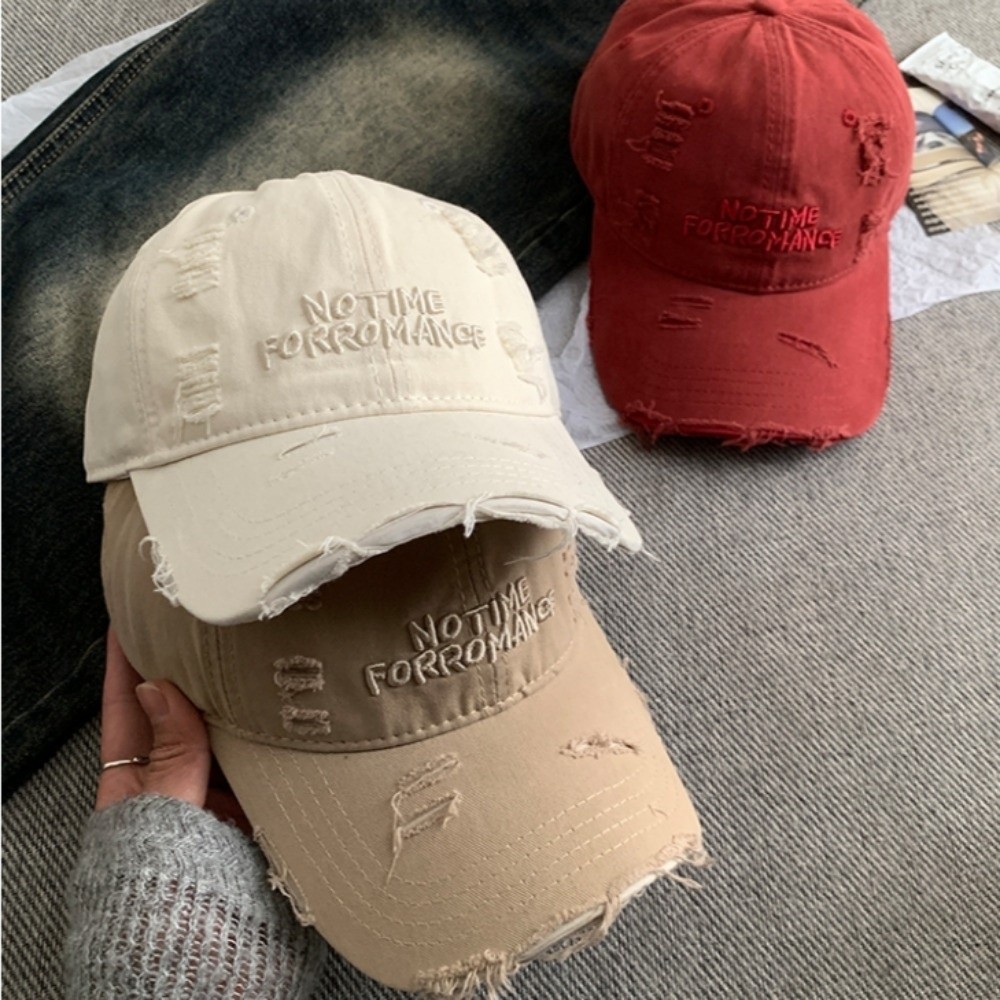 หมวกเบสบอลผู้ชาย สไตล์วินเทจฮิปฮอป ป้องกันแสงแดด งานฝีมือคุณภาพสูง - รูปที่ 2