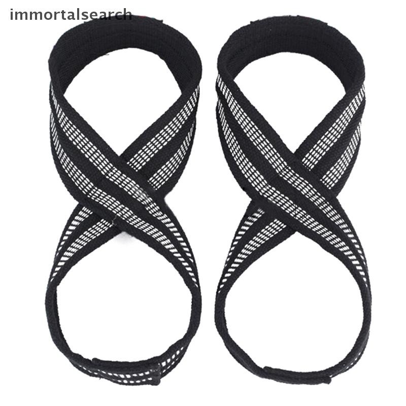IMMO Figure 8 Straps สำหรับ Deadlift และ Weight Lifting รูปที่ 8