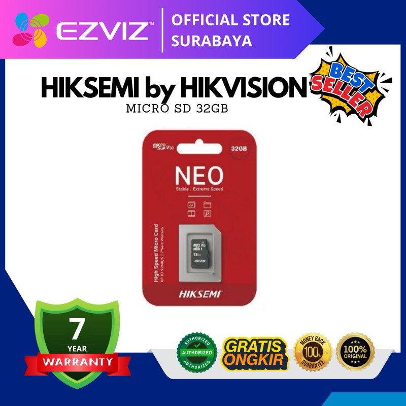 MICRO SD CARD 32GB - HIKSEMI BY HIKVISION NEO MICRO SD CARD 32GB