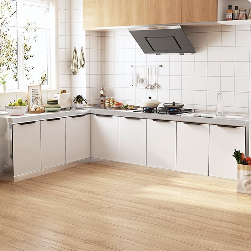 【รถผู้ขาย ส่งฟรี】MOK สแตนเลสครัวล็อคเกอร์ตั้ง อ่างล้างจานฐานง่ายตู้ cooktop เก็บตู้