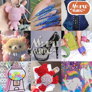 เพชรตกแต่ง คริสตัล 2 มม.💎(A)สีรุ้งใส A🌈(2,000 เม็ด) เพชรรุ้ง ติดแก้ว ติดผ้า เพชรกลม เพชรครึ่งซีก พลอยเทียม เพชรเทียม ...