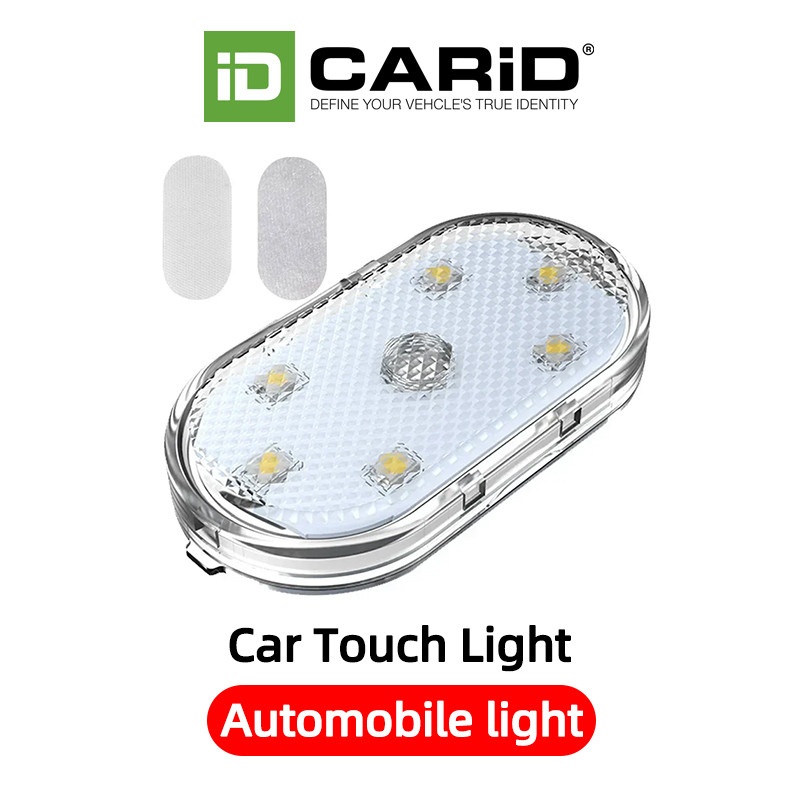 CARiD โคมไฟ LED ไร้สาย ควบคุมแบบสัมผัส ขนาดเล็ก แม่เหล็ก  สําหรับติดภายในรถยนต์