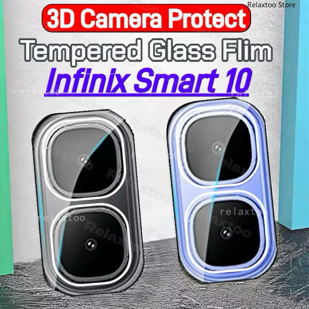 ฟิล์มกระจกเลนส์กล้อง สำหรับ Infinix Smart 10 Smart 10 Plus ตรงรุ่น พร้อมส่ง ป้องกันเลนส์กล้อง ครอบเลนส์กล้อง