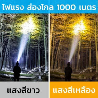 Nataku ไฟฉายคาดหัว ไฟส่องกบ ไฟฉายคาดหัวแรงสูง LED 200W ใช้ได้ 8 ชั่วโมง ปรับระดับได้